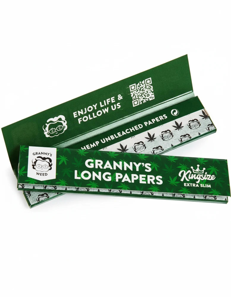 King Size Extra Slim Papers Organic Hemp