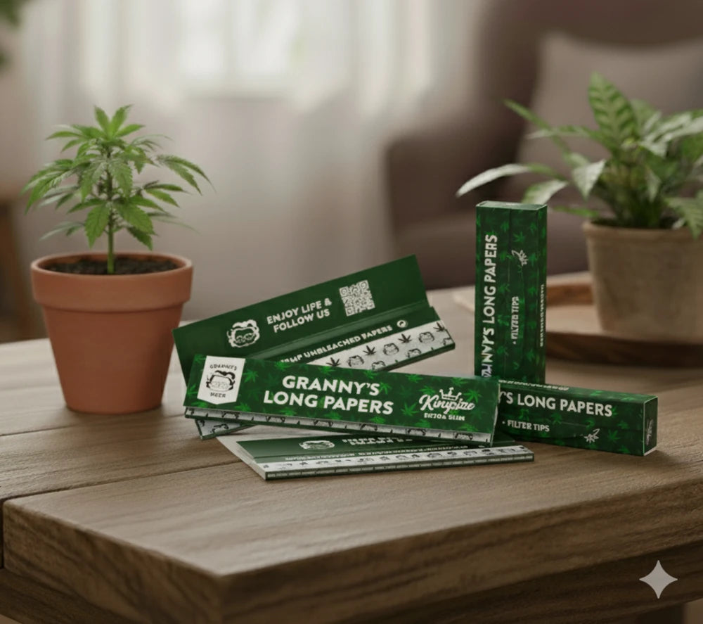 King Size Extra Slim Papers Organic Hemp