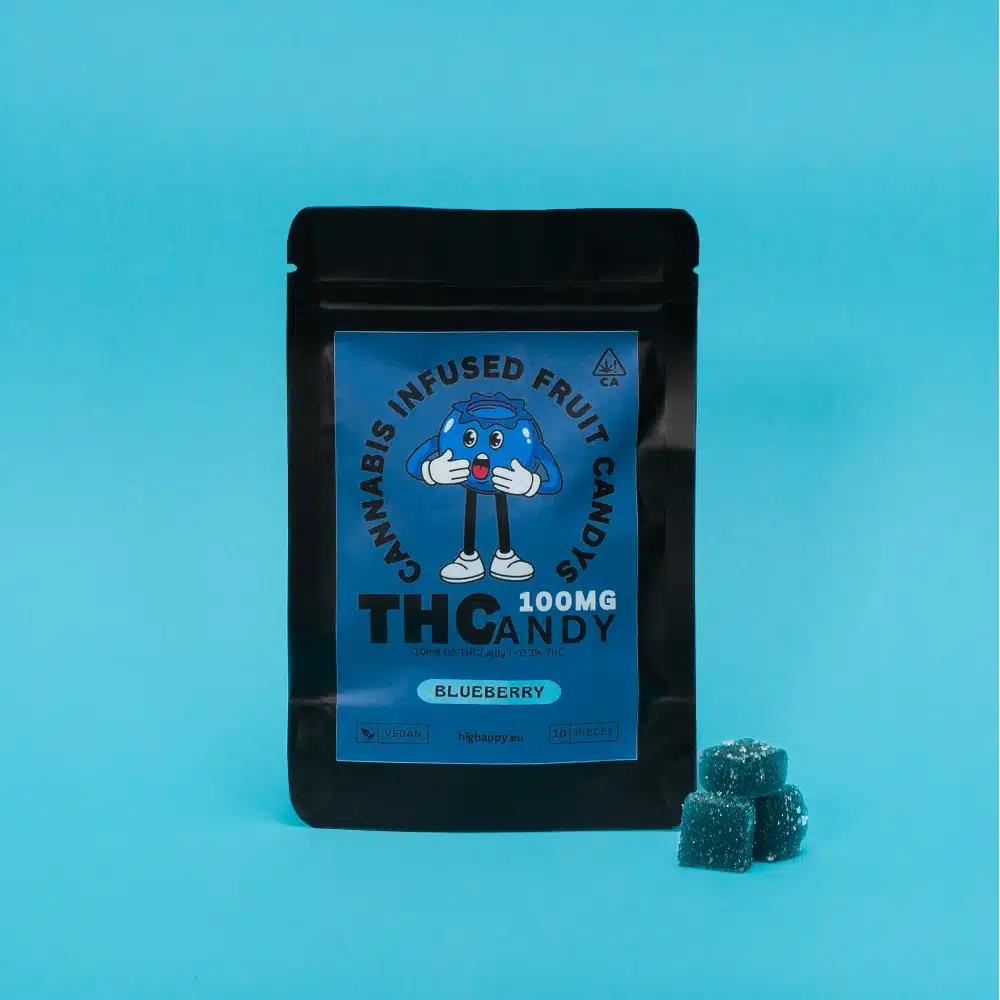 THCandy | Blueberry 100mg | Cannabis Infused Gummies