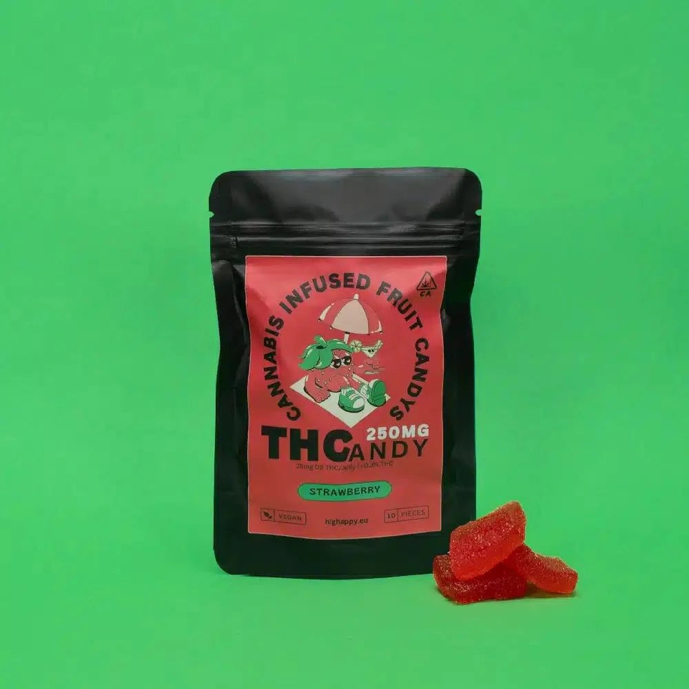 Cannabis Infused Gummies Strawberry 250mg