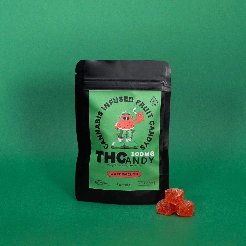 THCandy | Watermelon 100mg | Cannabis Infused Gummies