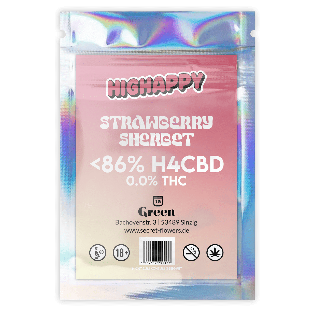 H4CBD | Strawberry Sherbet 1G