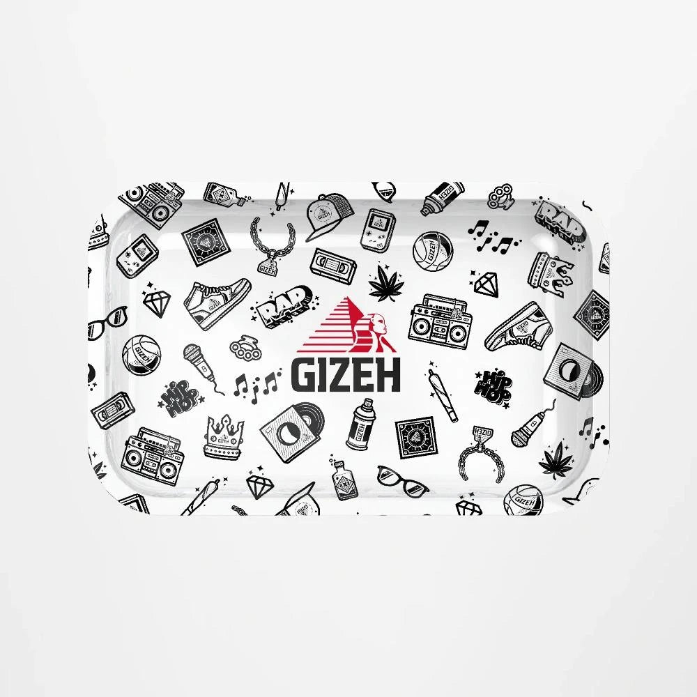 GIZEH Comic Rolling Tray - White M