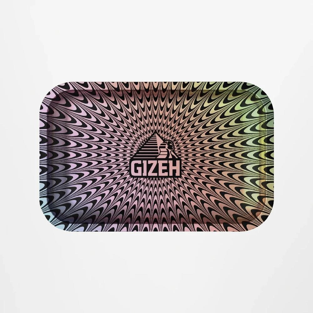 GIZEH Trippy Rolling Tray Coloured M