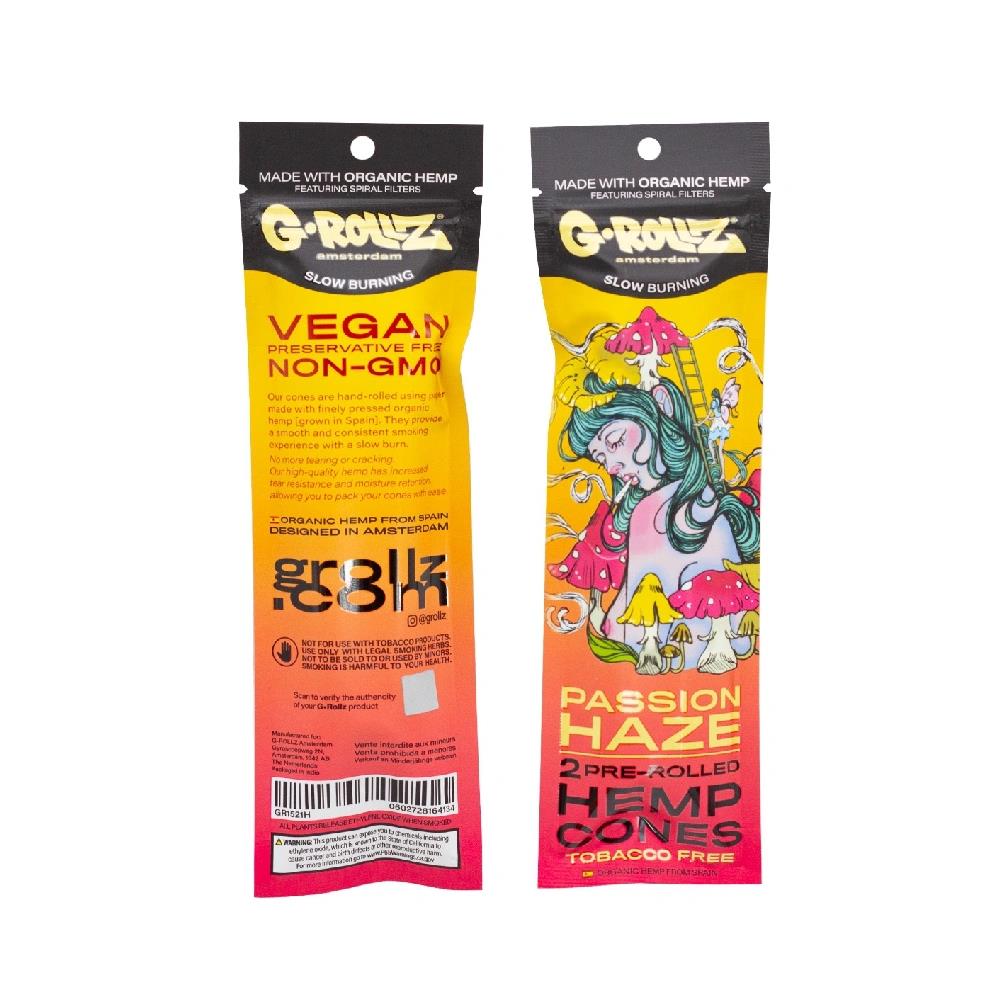 G-Rollz 2x Flavored Hemp Cones - Passion Haze