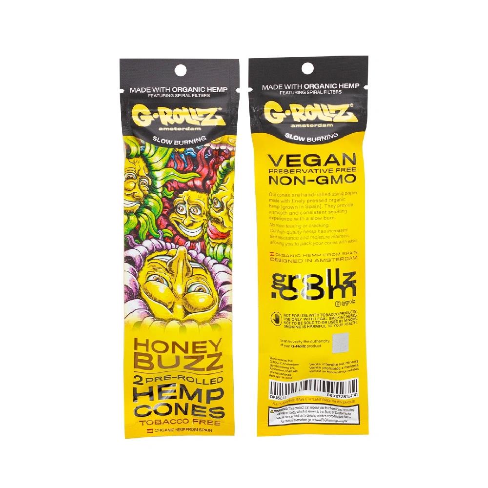 G-Rollz 2x Flavored Hemp Cones - Honey Buzz
