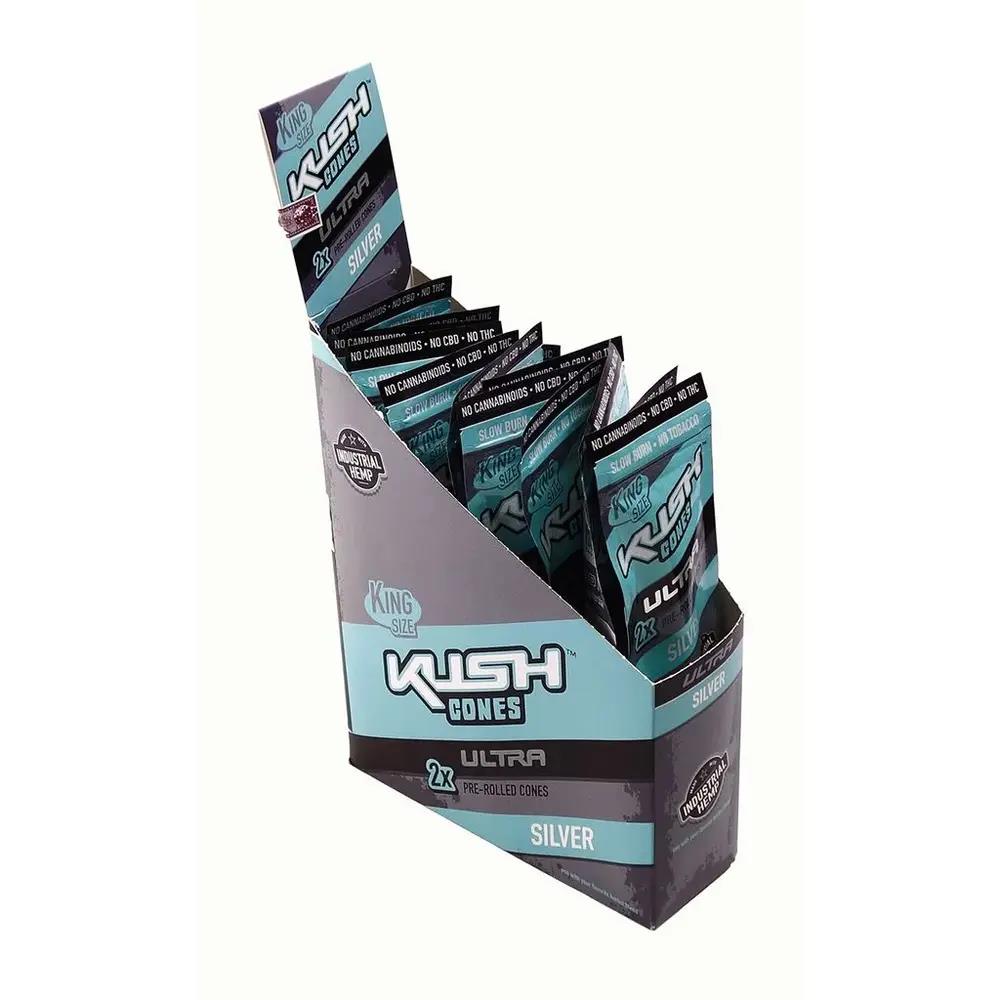 Kush Herbal Hemp Cones Ultra - Silver