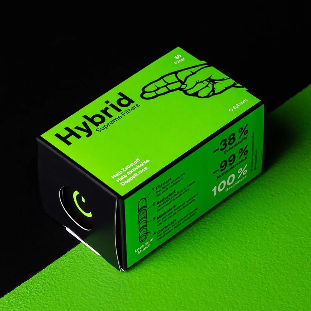 Supreme Aktivkohlefilter Weiß (55er Pack)