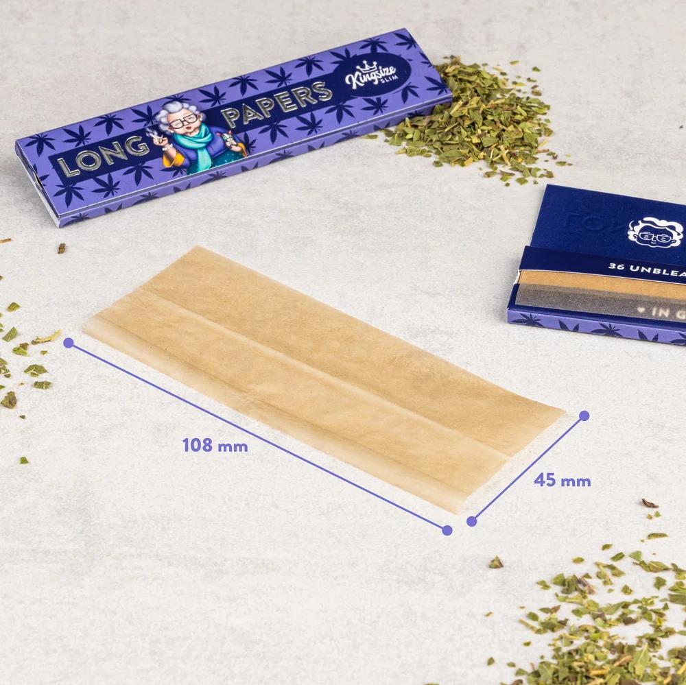 Granny`s Weed | King Size Slim Long Paper Unbleached