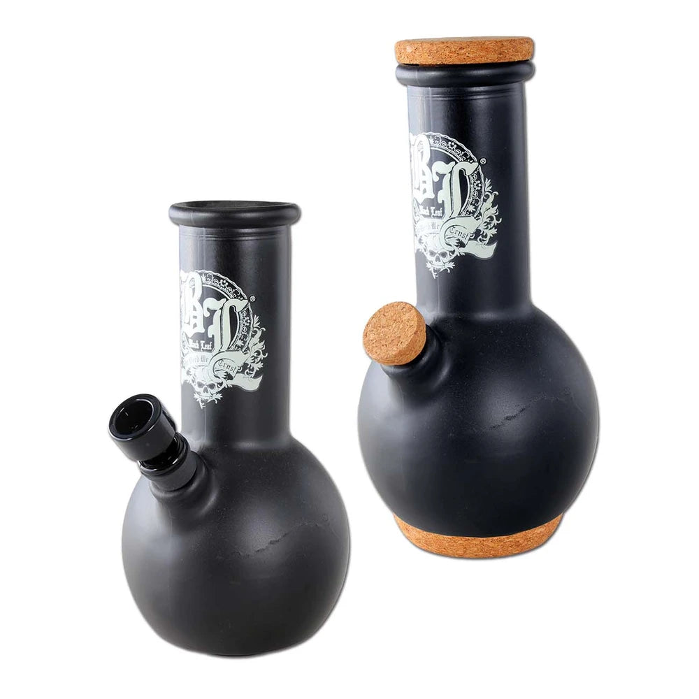 Kork Glasbong bauchig