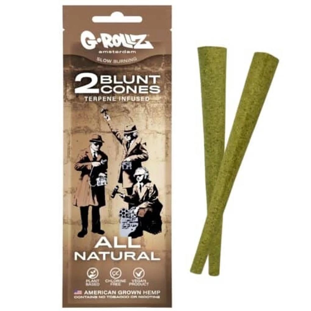 G-Rollz 2x Terpene Infused Hemp Cones - All Natural