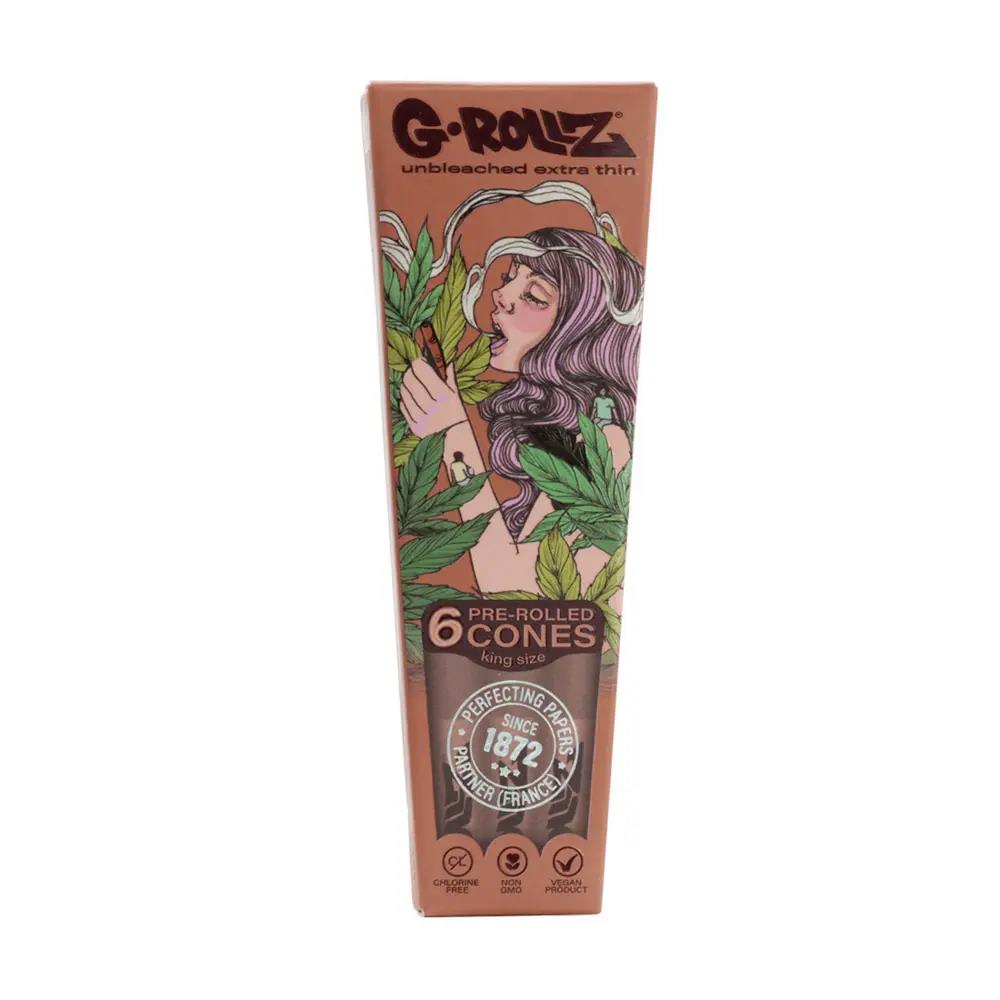 G-Rollz Colossal Dream 6 Pre-Rolled 1¼ Cones Unbleached