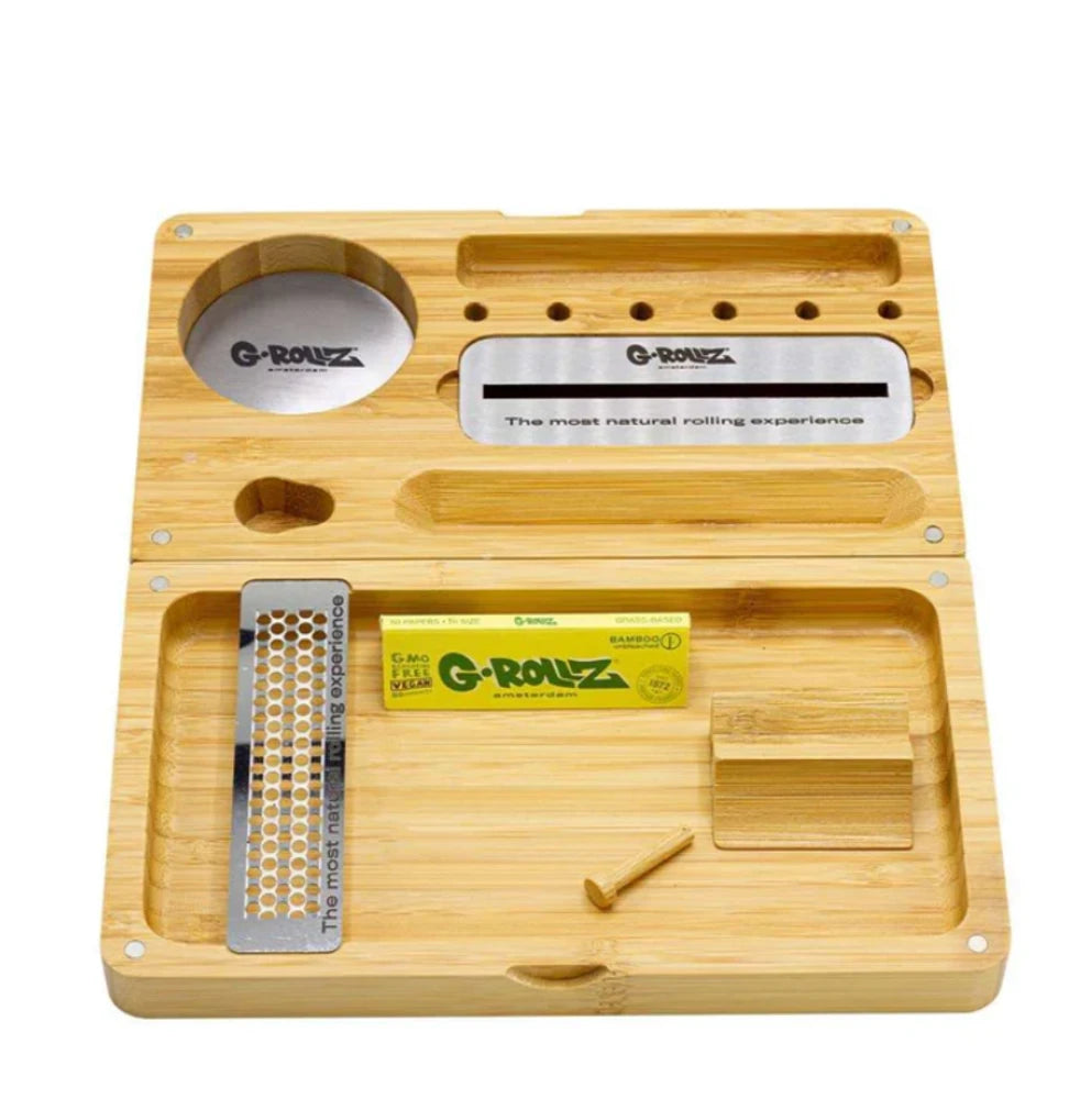 Bamboo Tray 2-Part 22x25cm