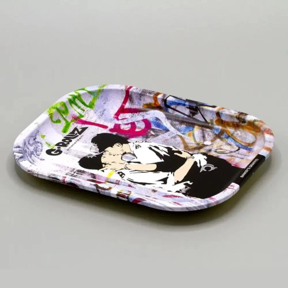 Banksy's Graffiti Cop on Cop Rolling Tray S