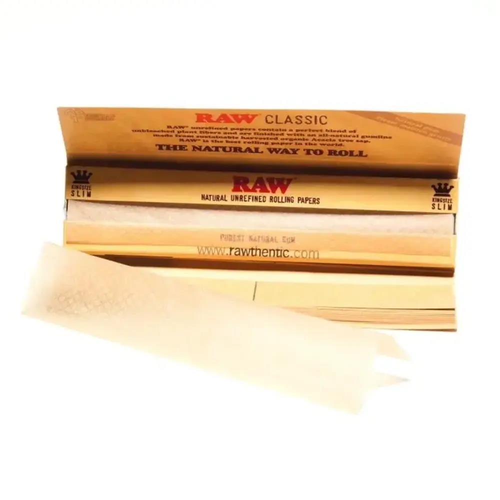 RAW Classic Connoisseur King Size Slim Papers + Tips