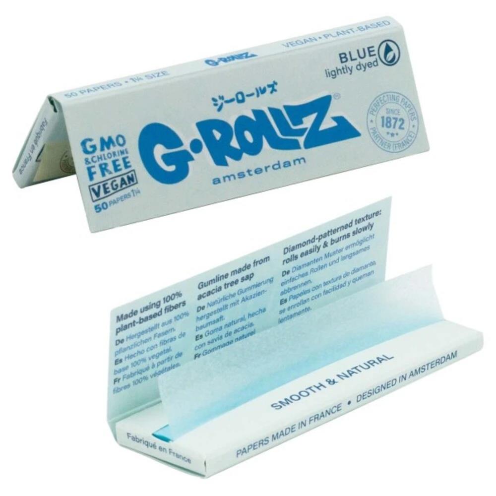G-Rollz Amsterdam Lightly Dyed Blue 1¼ Papers