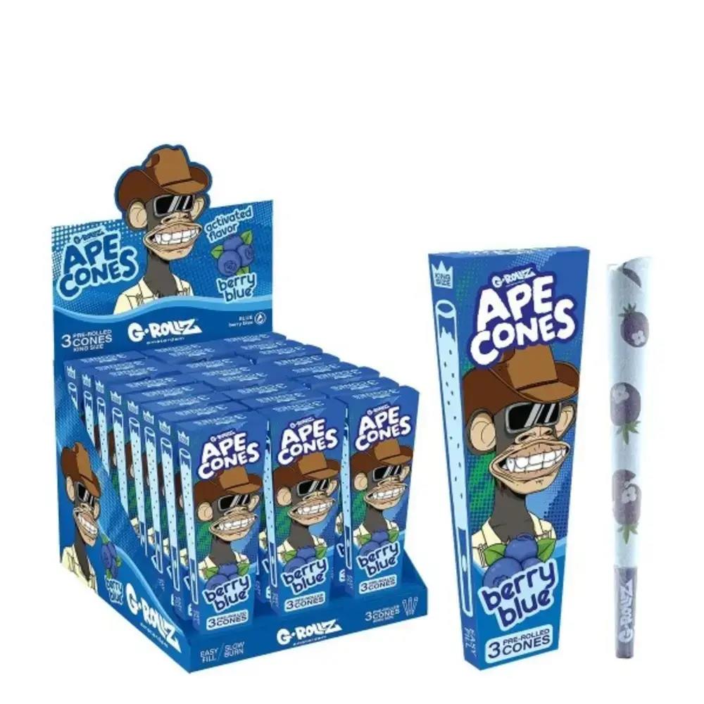 Ape Cones Berry Blue 3 Pre-Rolled KS Cones