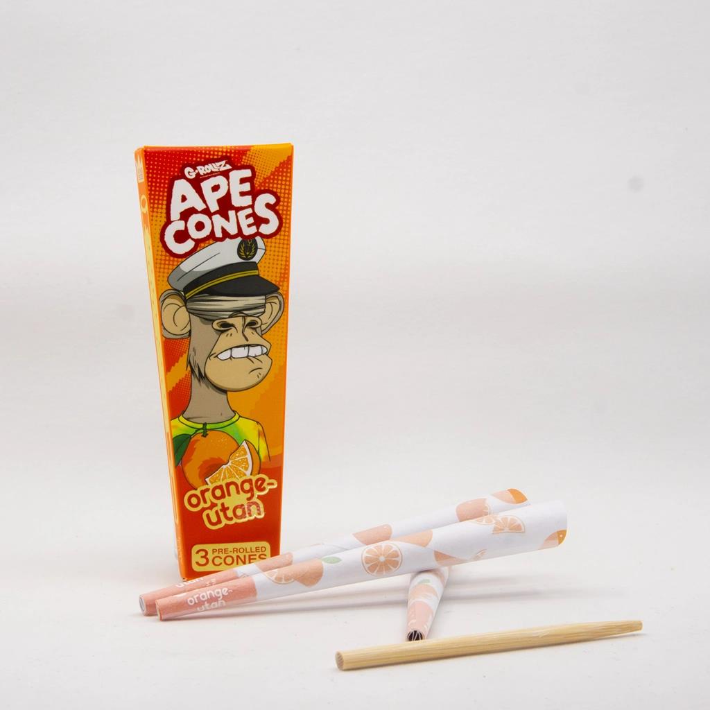 Ape Cones Orange-Utan 3 Pre-Rolled KS Cones