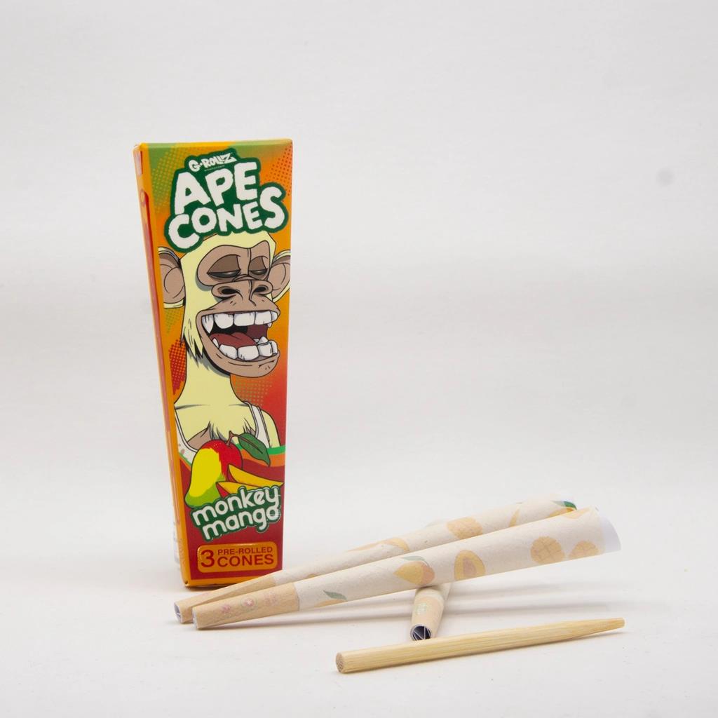 Ape Cones Monkey Mango 3 Pre-Rolled KS Cones