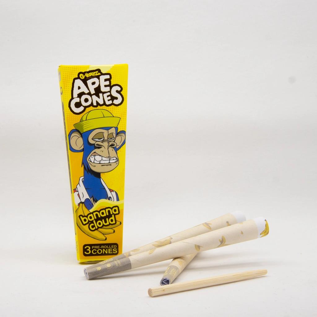 Ape Cones Banana Cloud 3 Pre-Rolled KS Cones