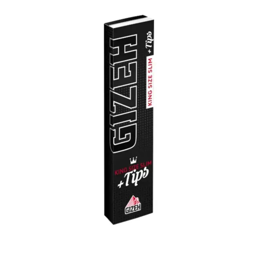 Gizeh Black King Size Slim Papers + Tips