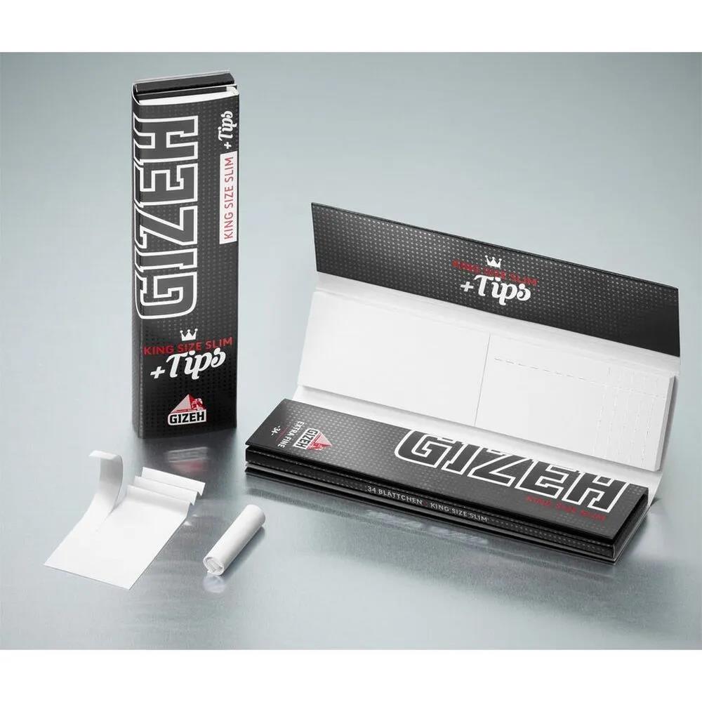 Gizeh Black King Size Slim Papers + Tips