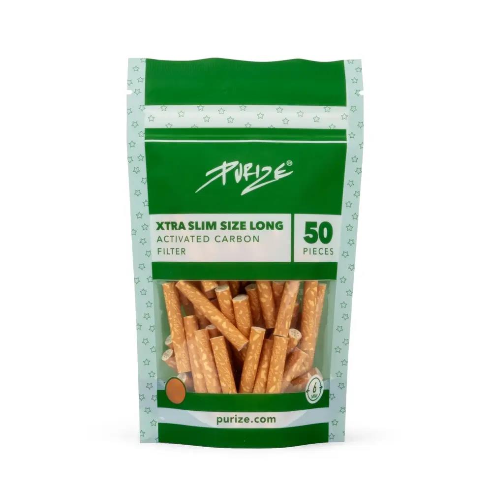 Aktivkohlefilter Spy Xtra Slim Size 6mm Long - 50er Pack