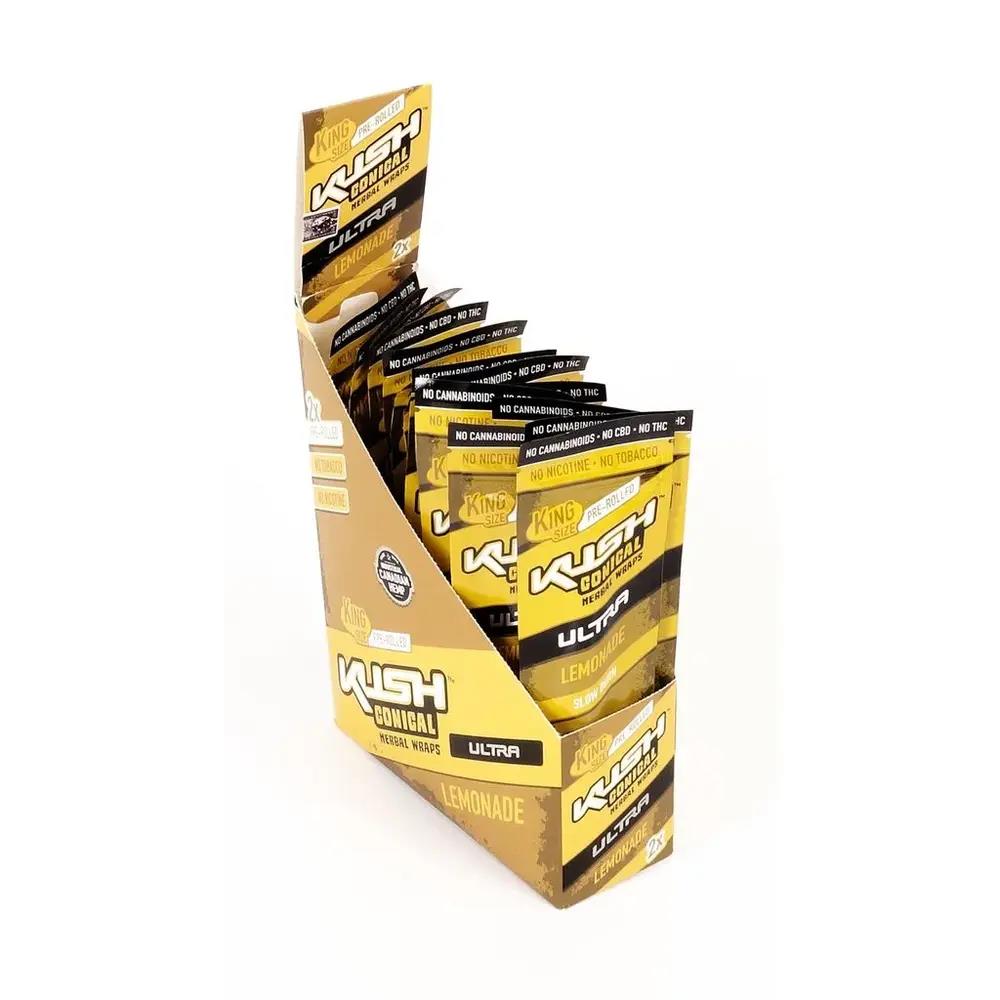Kush Herbal Hemp Cones Ultra - Yellow