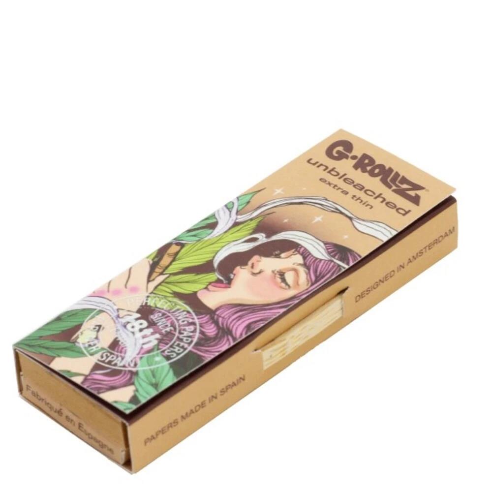G-Rollz Colossal Dream Unbleached 1¼ Papers + Tips & Pocker