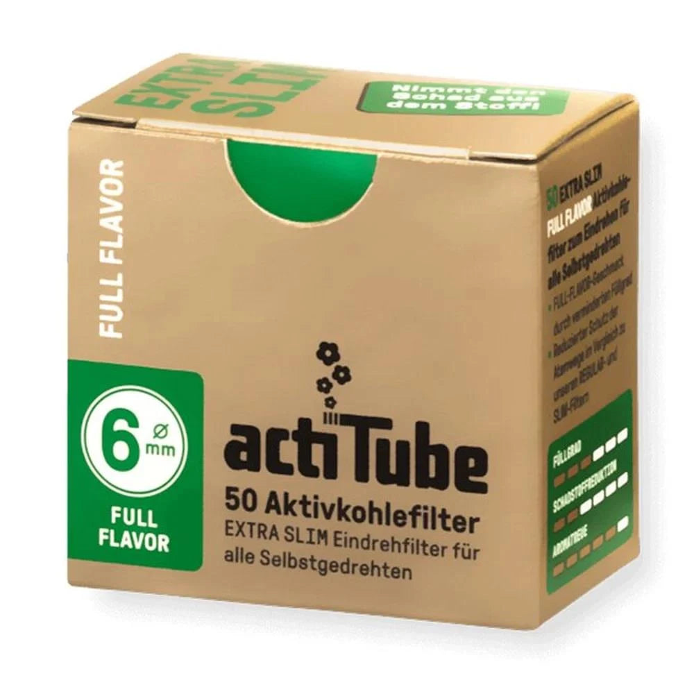 Aktivkohlefilter Extra Slim 50er 6mm