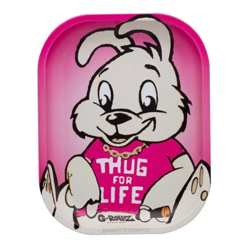 Banksy's Graffiti Thug for Life Rolling Tray S