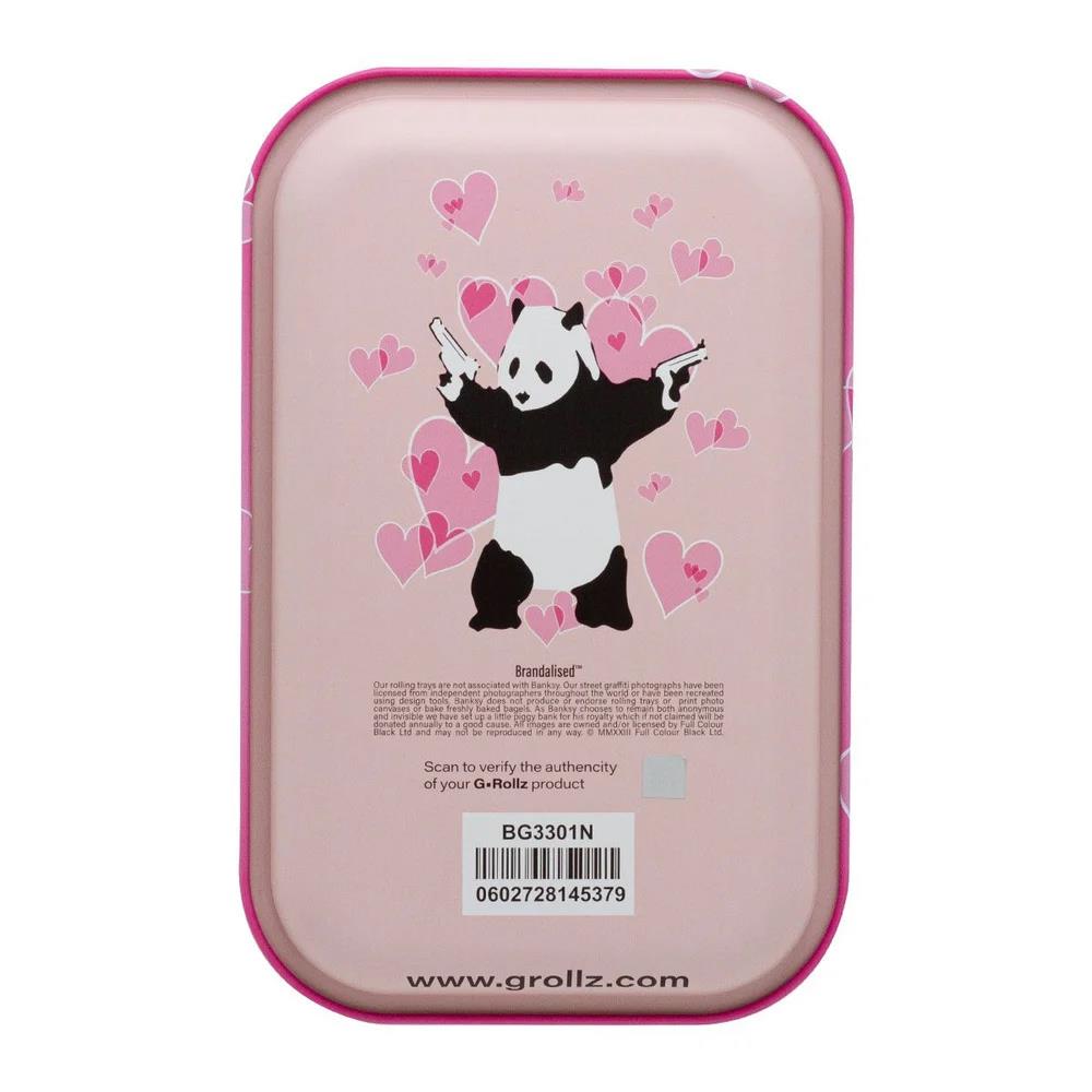 Banksy's Graffiti Panda Gunnin Rolling Tray M