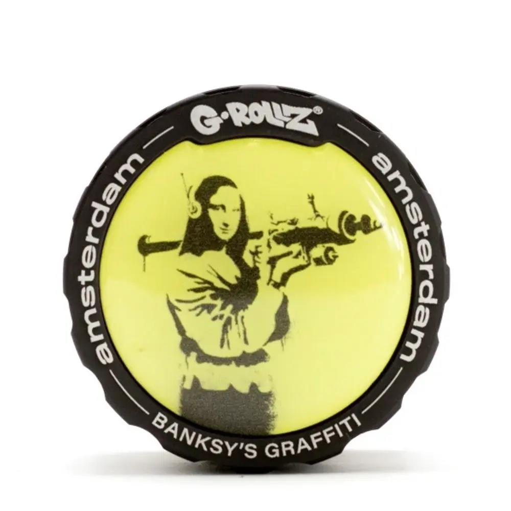 Banksy´s Graffiti Mona Launcher Grinder 4tlg  43mm