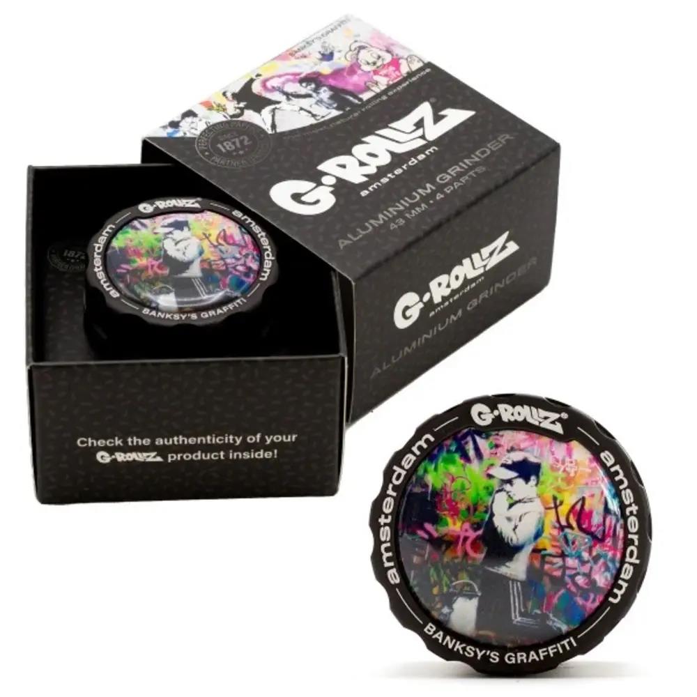 Banksy's Graffiti Praying Boy Grinder 4tlg 43mm