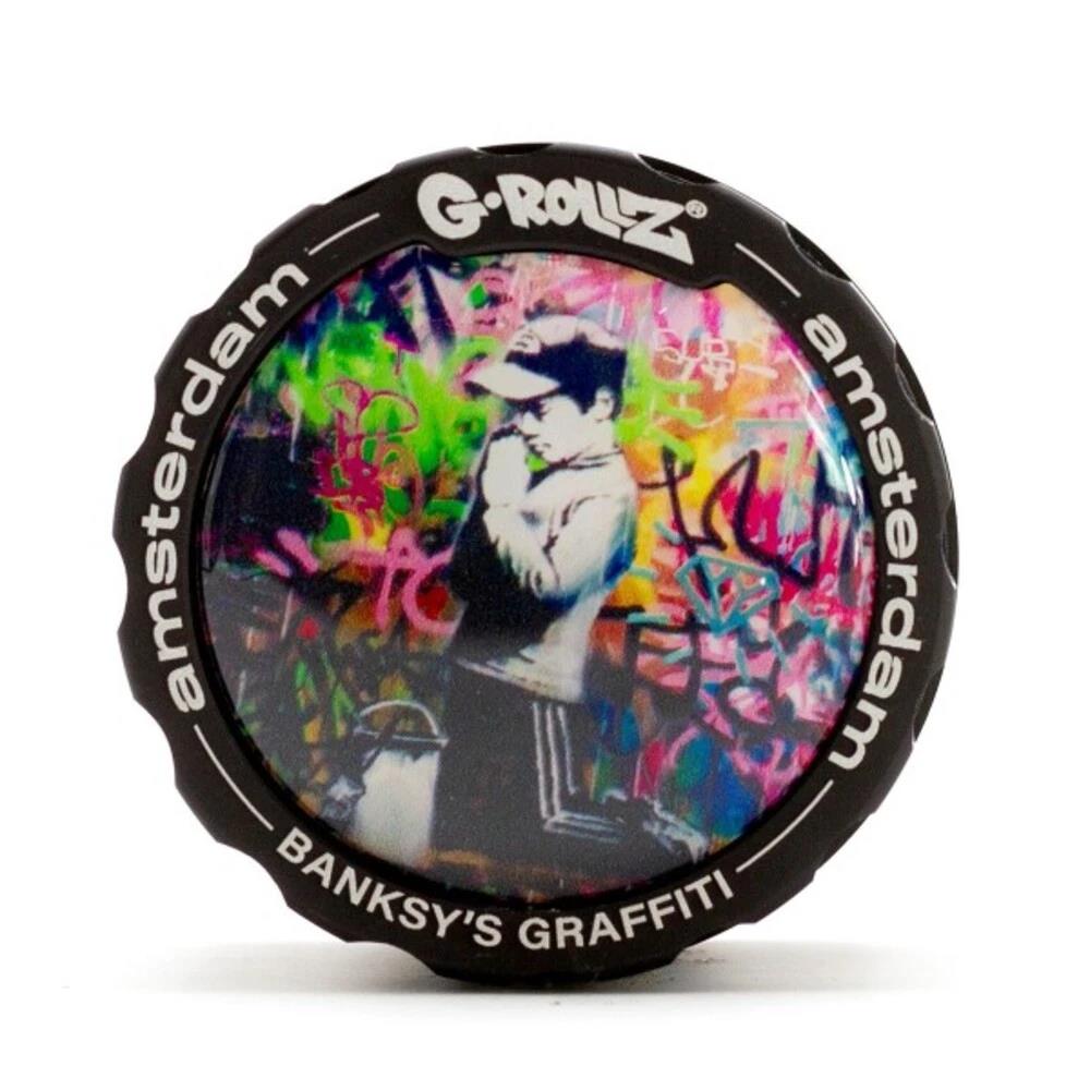 Banksy's Graffiti Praying Boy Grinder 4tlg 43mm