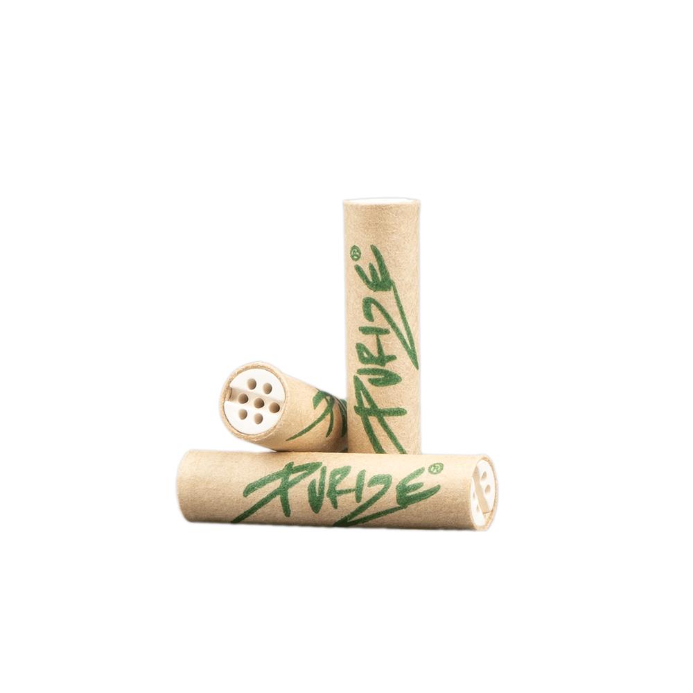 Aktivkohlefilter 6mm Organic 100 Stück + Upcycling Glas