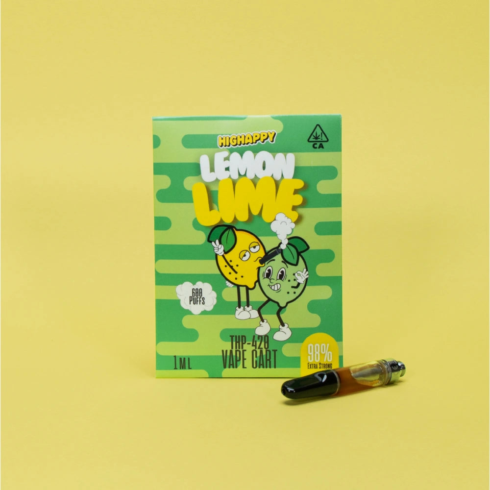 Lemon Lime THP420 1ml Vape Cart