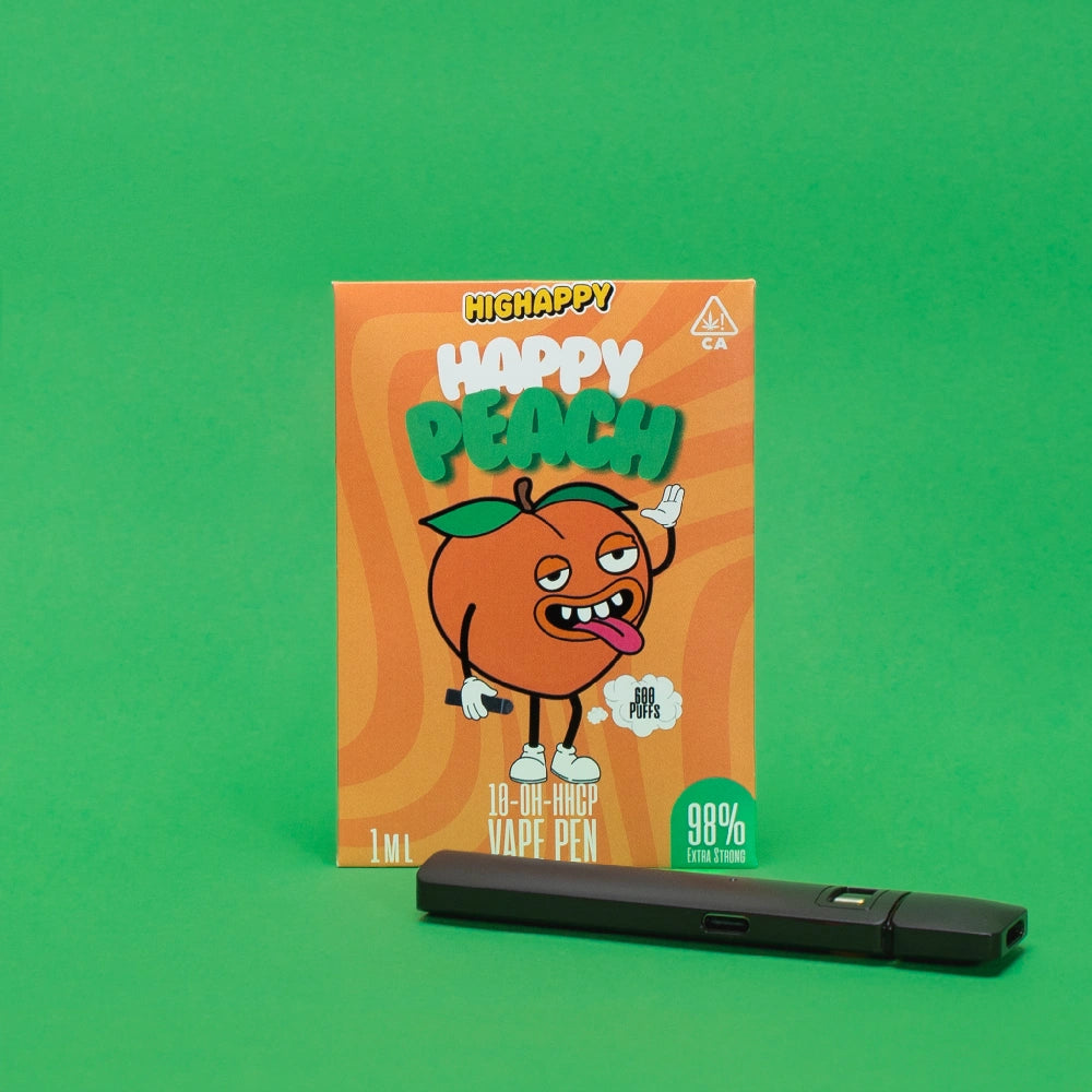 Happy Peach 10-OH-HHCP 1ml Vape Pen