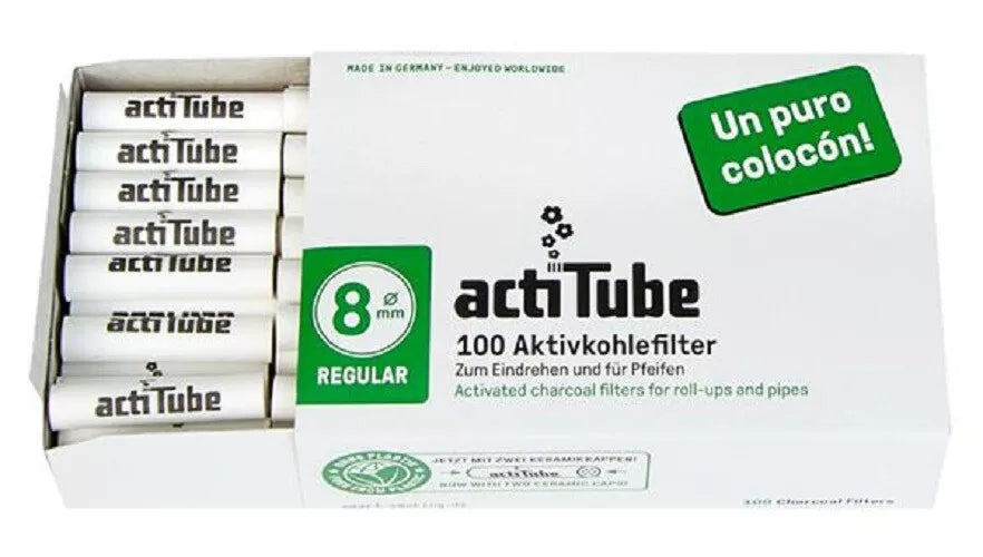 Aktivkohlefilter Regular 100er 8mm