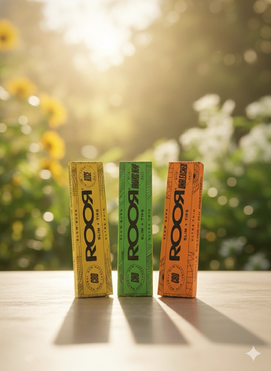 Kingsize Slim Papers mit CBD & Tips