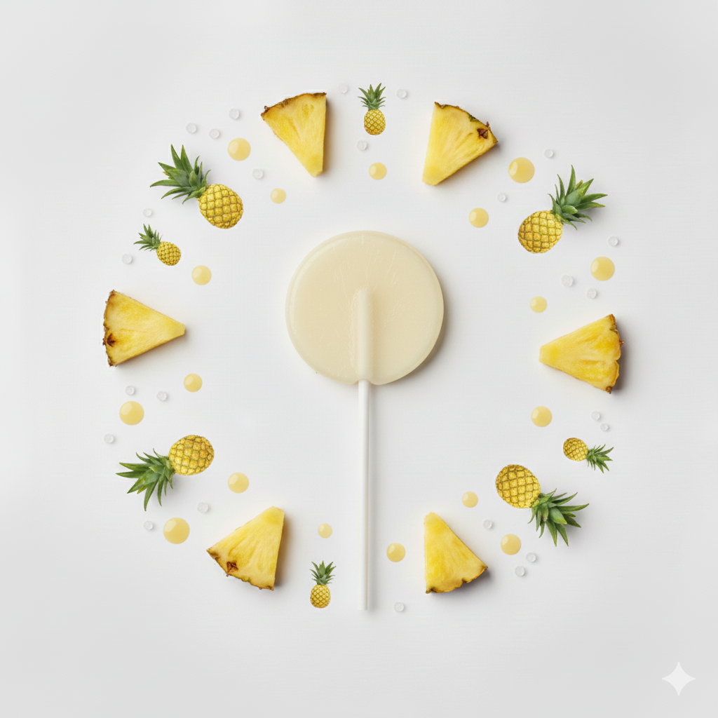 CBD Lolly Zuckerfrei Ananas