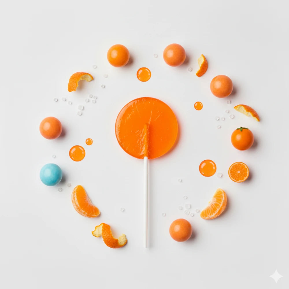 CBD Lolly Zuckerfrei Orange