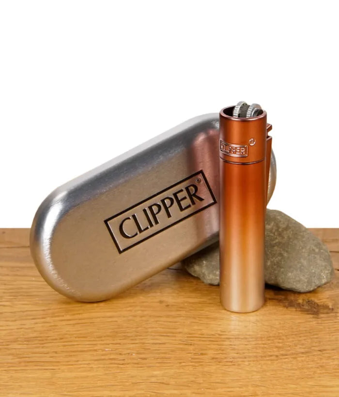 Gradient Elegance Feuerzeug Silber-Rosé