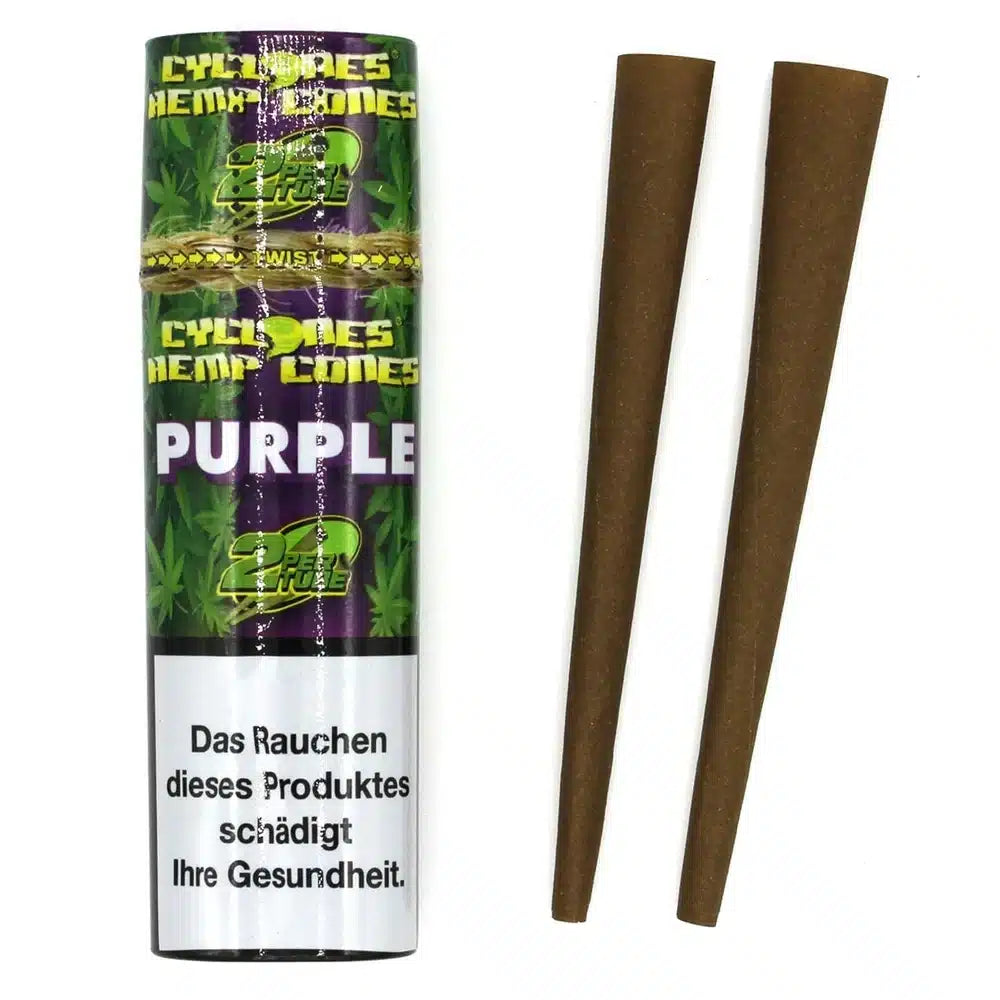 Cyclone Hemp Cones - Purple