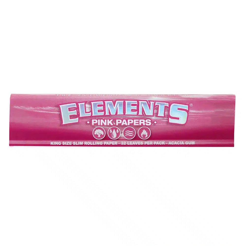 Elements Pink King Size Slim Papers