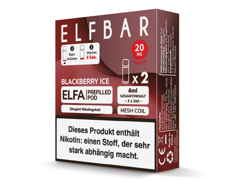 ELFA PODS Blackberry Ice