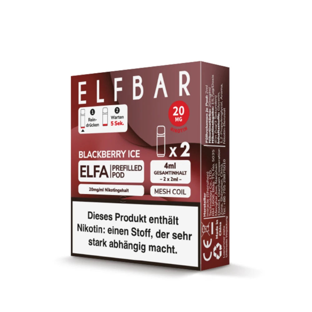 ELFA Pods Blackberry Ice