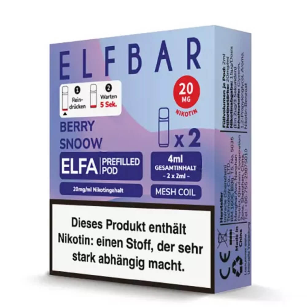 ELFA PODS Blueberry Snoow