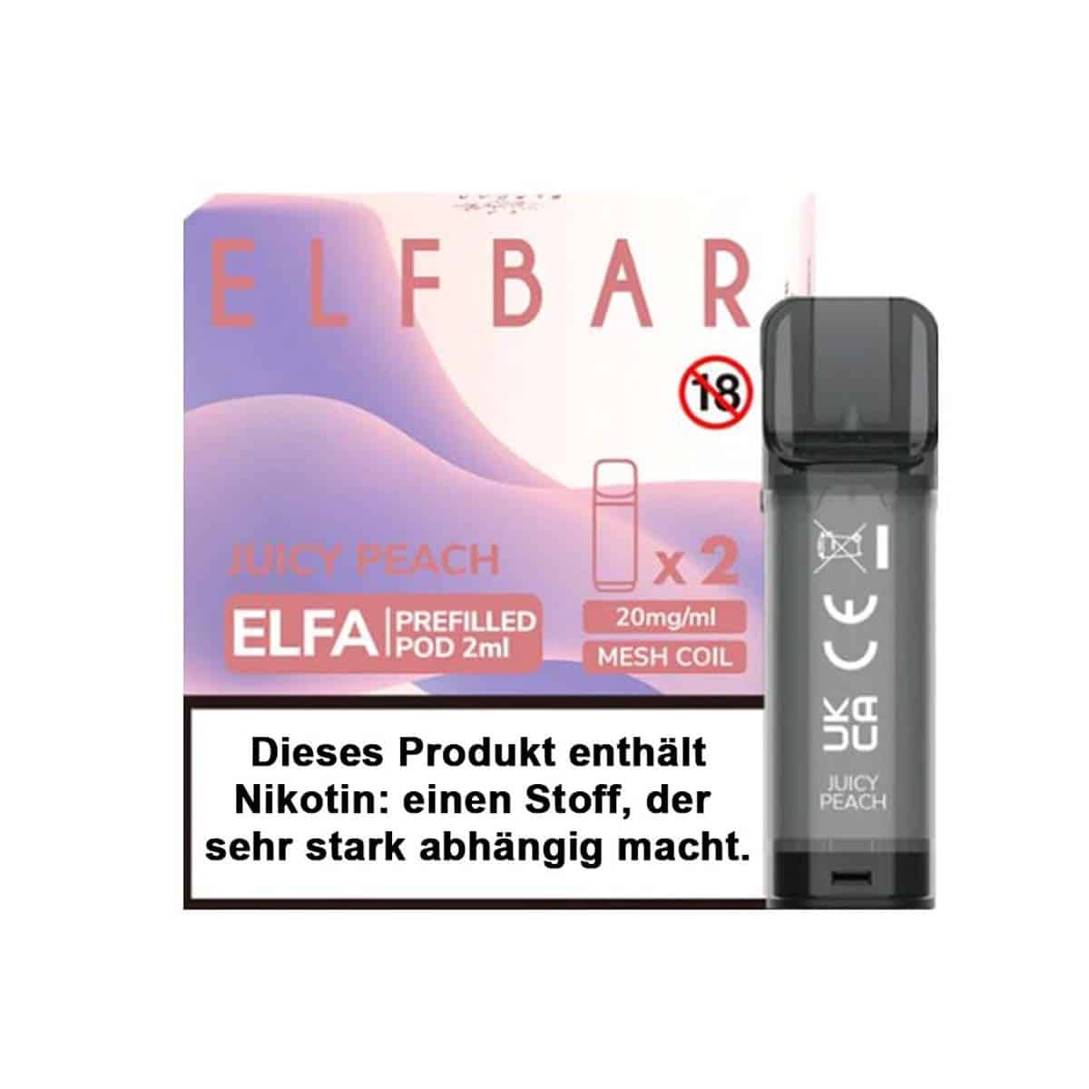 ELFA PODS Juicy Peach/Peach Ice