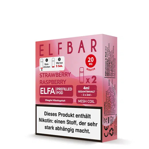 ELFA PODS Strawberry Raspberry